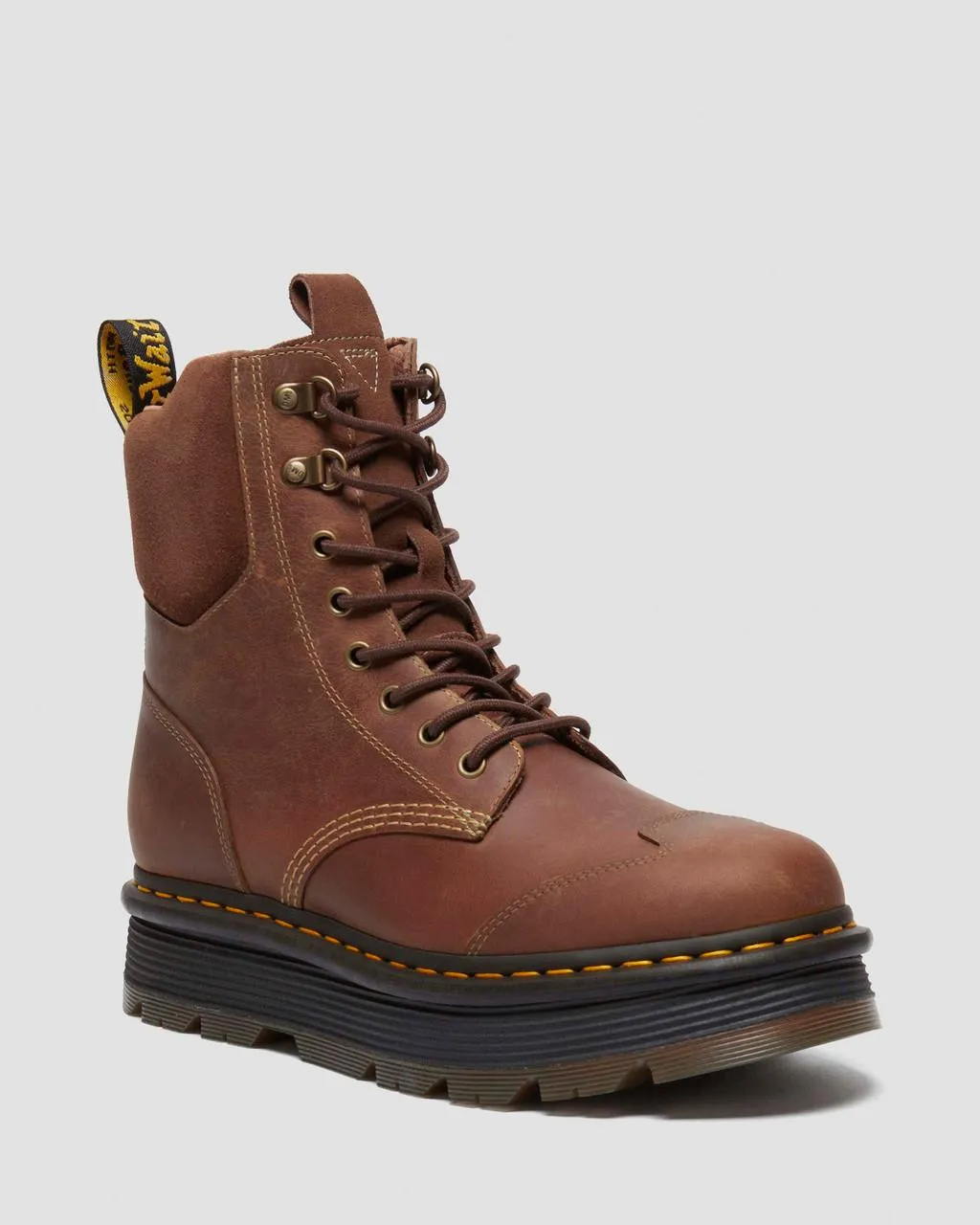 Dr. Martens Zebzag Полированные восковые ботинки на шнуровке с 8 завязками, цвет Tan
Dr. Martens Zebzag Полированные восковые ботинки на шнуровке с 8 завязками, цвет Tan