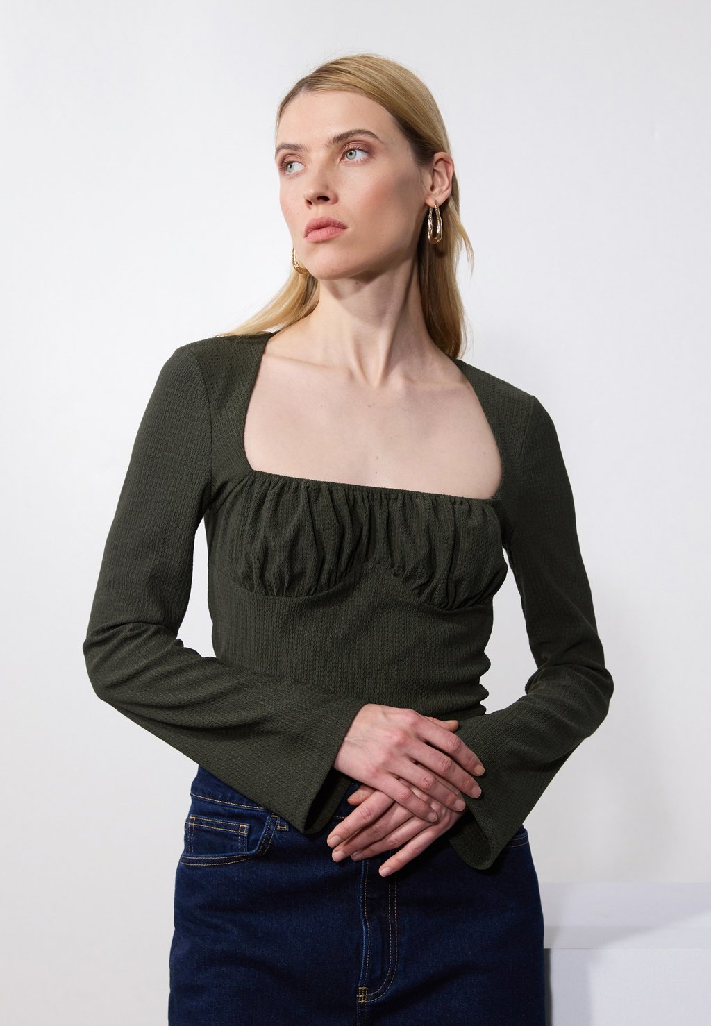 Блуза Anna Field, хаки
Блуза Anna Field, хаки