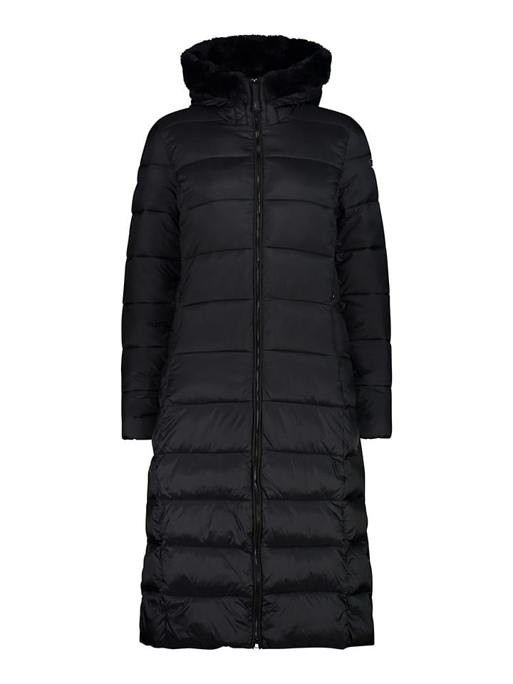 стеганое пальто черного цвета CMP
стеганое пальто черного цвета CMP