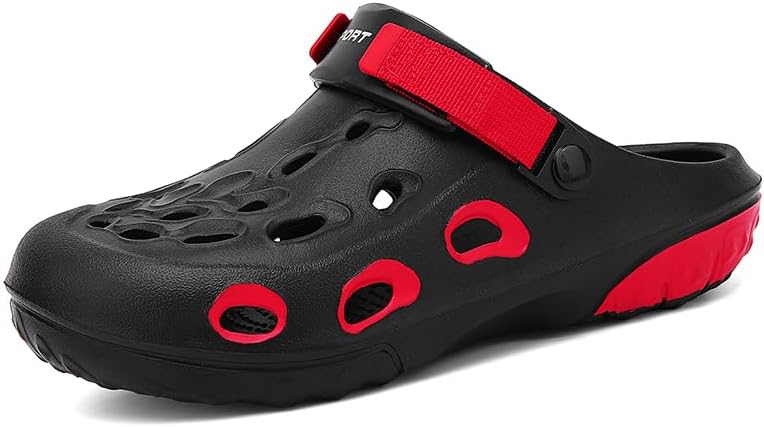 Мужские сабо для сада, взрослые обувь на лето, удобные спортивные сандалии, пляжные водные туфли, повседневные тапочки, легкие, дышащие, нескользящие Miluoluo, черный
Мужские сабо для сада, взрослые обувь на лето, удобные спортивные сандалии, пляжные водные туфли, повседневные тапочки, легкие, дышащие, нескользящие Miluoluo, черный