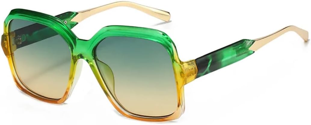 Солнцезащитные очки с защитой от УФ-излучения UV400 | Градиентная оправа | Линзы конфетных цветов | Для женщин и мужчин | Для занятий спортом на открытом воздухе и вождения DSVIGF, Green Yellow
Солнцезащитные очки с защитой от УФ-излучения UV400 | Градиентная оправа | Линзы конфетных цветов | Для женщин и мужчин | Для занятий спортом на открытом воздухе и вождения DSVIGF, Green Yellow