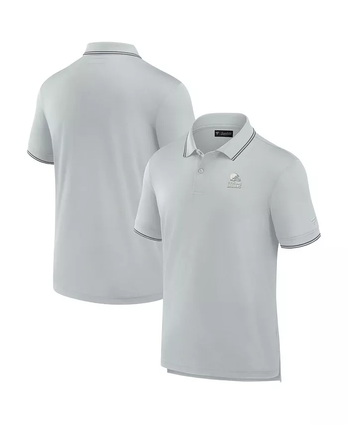 Мужская серая поло Cleveland Browns из пике Fanatics Signature
Мужская серая поло Cleveland Browns из пике Fanatics Signature