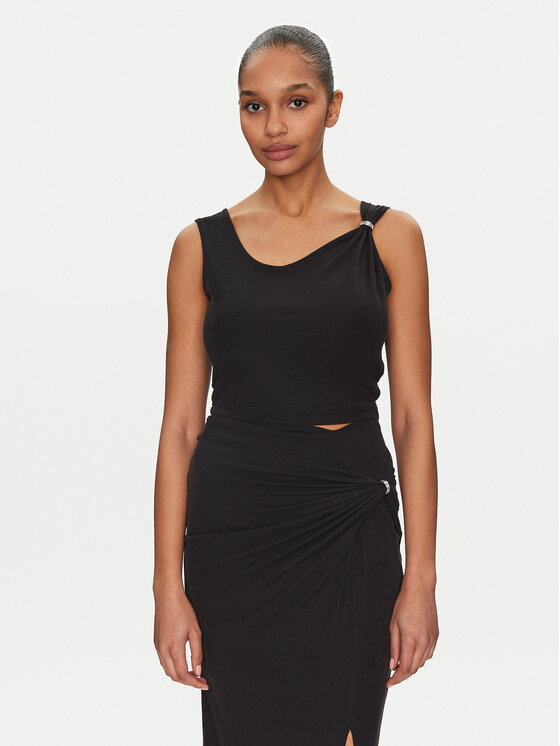 Топний стандартный крой W5GP22 KAQL2 Guess, черный 
Топний стандартный крой W5GP22 KAQL2 Guess, черный