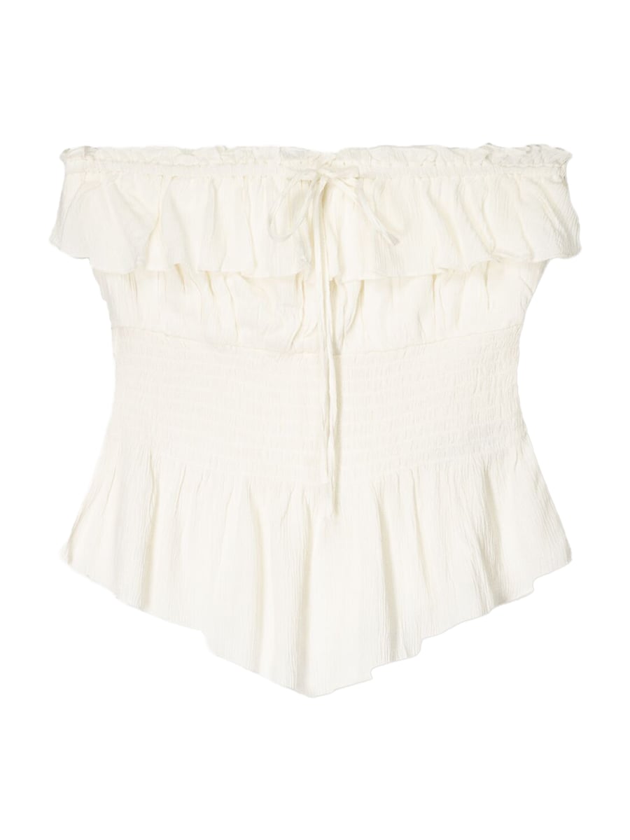 Топ Bershka, светло-бежевый
Топ Bershka, светло-бежевый