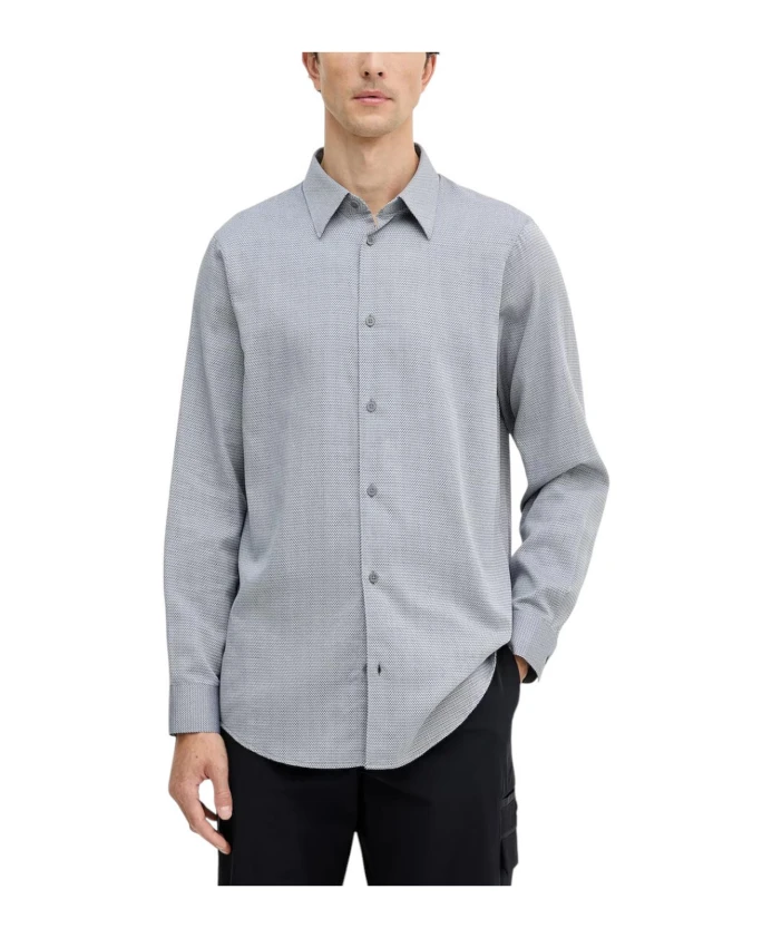 Классическая рубашка с длинными рукавами и круглым вырезом. Armani Exchange, белый
Классическая рубашка с длинными рукавами и круглым вырезом. Armani Exchange, белый