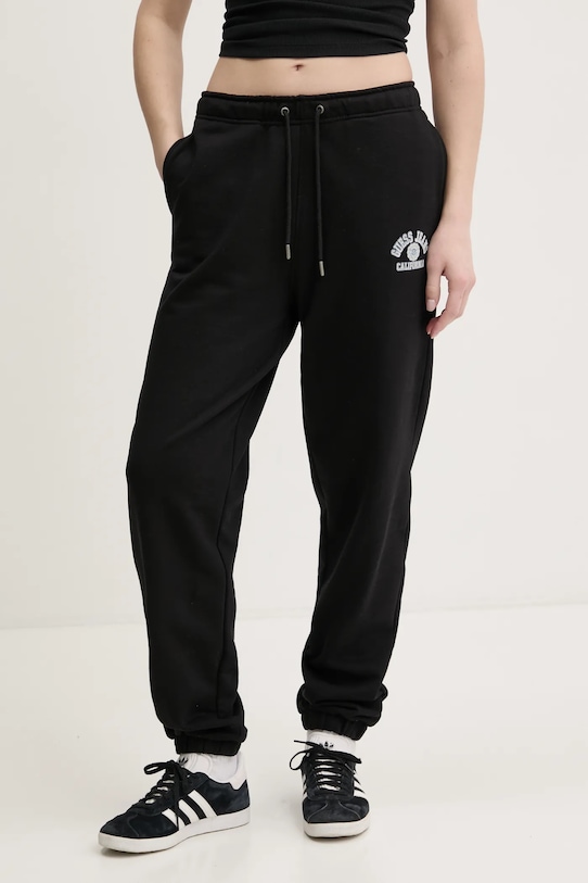 Хлопковые спортивные брюки Guess Jeans, черный
Хлопковые спортивные брюки Guess Jeans, черный