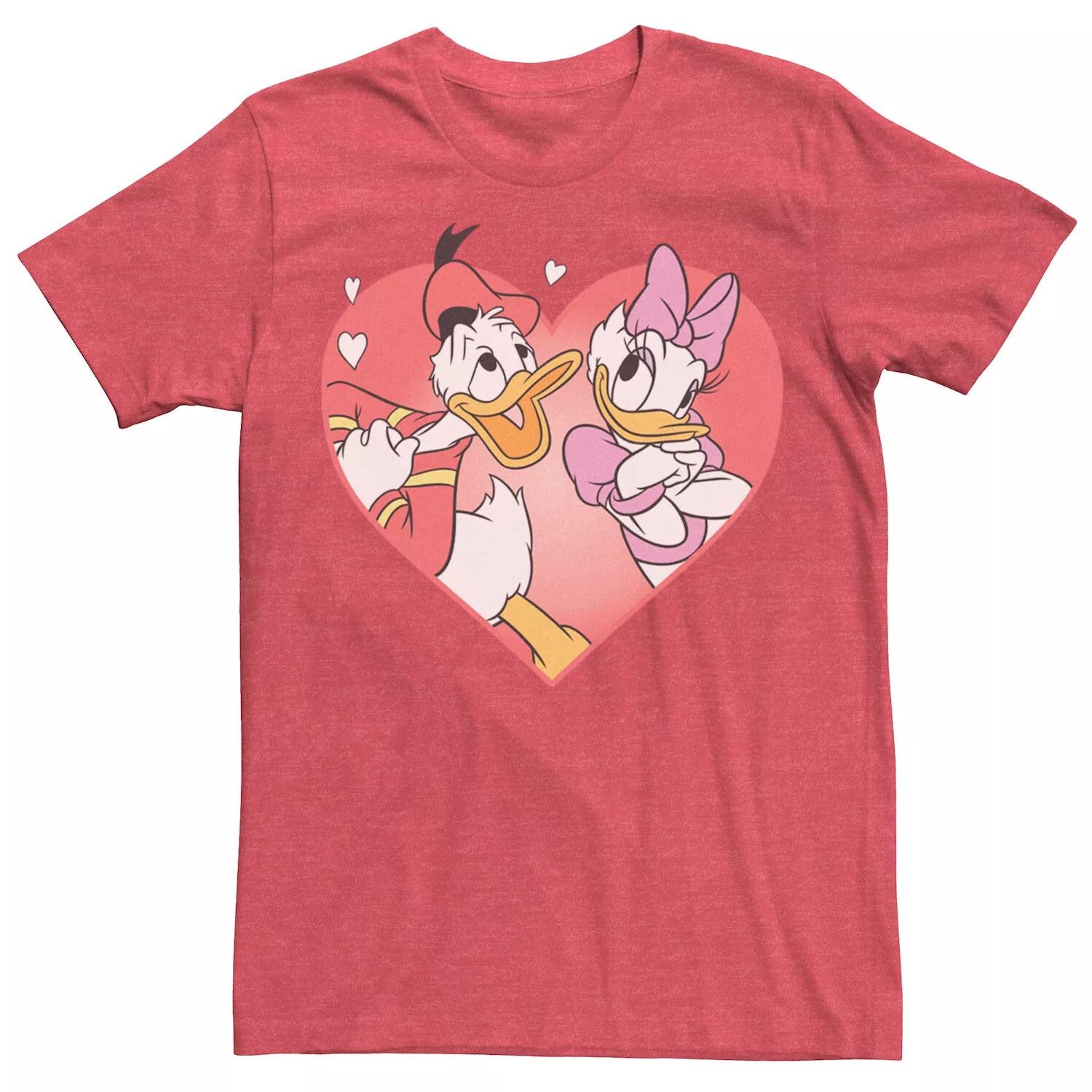 Мужская футболка Disney's с рисунком Дональда Дака и Дейзи Дак ко Дню святого Валентина Licensed Character
Мужская футболка Disney's с рисунком Дональда Дака и Дейзи Дак ко Дню святого Валентина Licensed Character