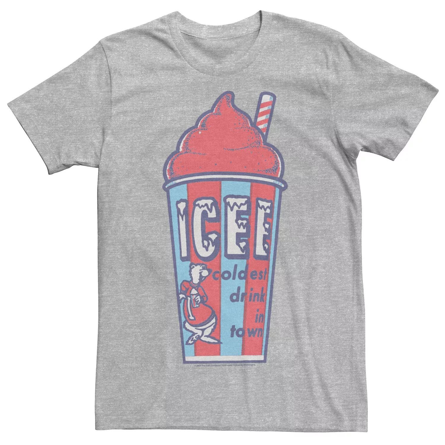 Мужская футболка ICEE Vintage Cup Portrait Licensed Character
Мужская футболка ICEE Vintage Cup Portrait Licensed Character