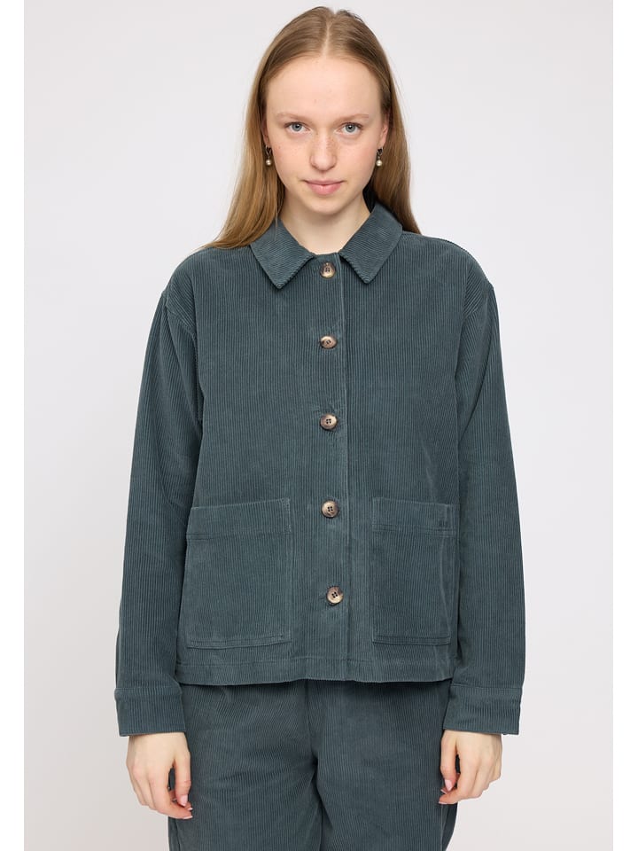 Вельветовая рубашка зеленого цвета MAZINE
Вельветовая рубашка зеленого цвета MAZINE