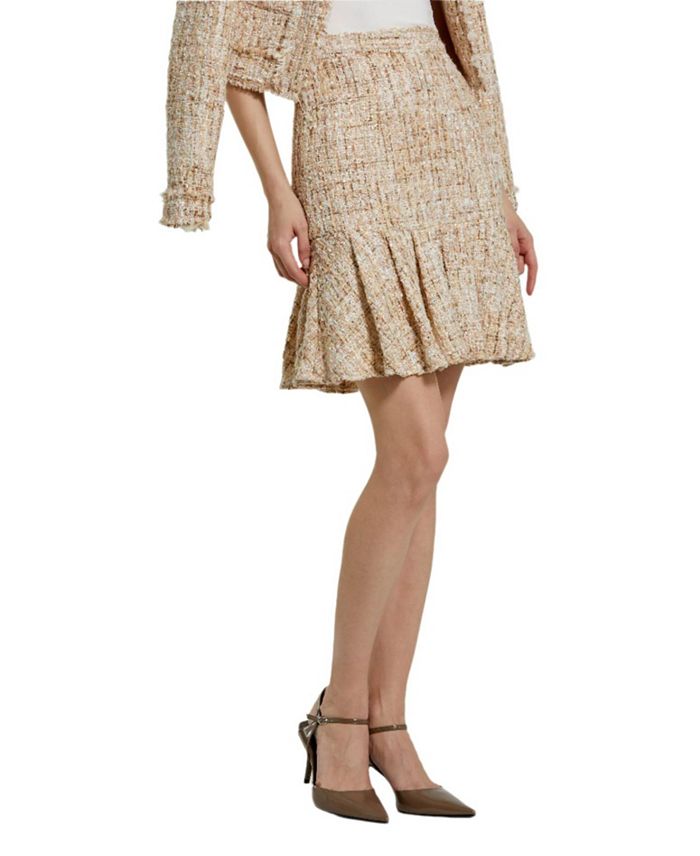 Мини-юбка из букле с завышенной талией и складками Mac Duggal, коричневый/бежевый
Мини-юбка из букле с завышенной талией и складками Mac Duggal, коричневый/бежевый