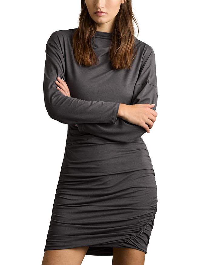 Платье-мини из джерси с рюшами REISS, серый
Платье-мини из джерси с рюшами REISS, серый