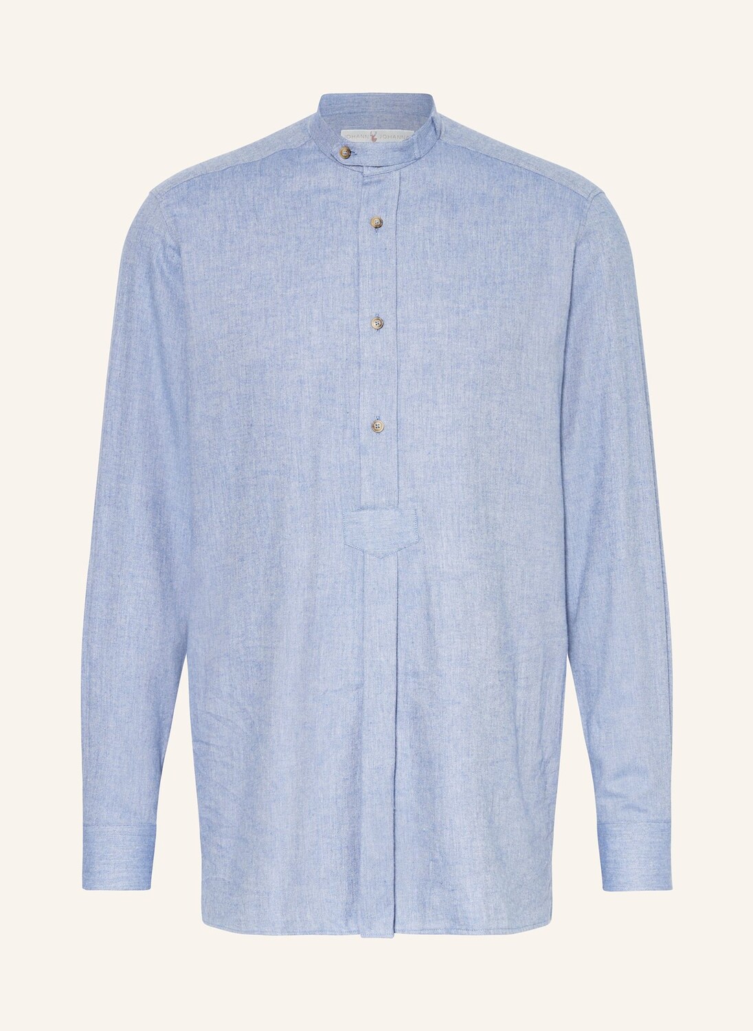 Традиционная рубашка комфортного кроя из фланели. Johann & Johanna, голубой
Традиционная рубашка комфортного кроя из фланели. Johann & Johanna, голубой
