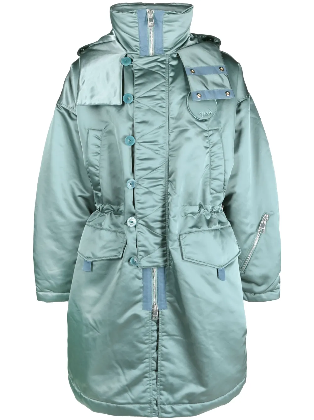 Пальто Lutece с капюшоном и нашивкой-логотипом Études Studio, синий 
Пальто Lutece с капюшоном и нашивкой-логотипом Études Studio, синий