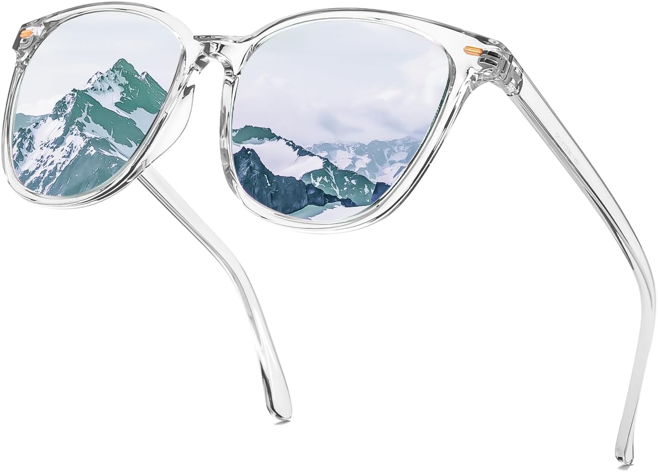 Солнцезащитные очки SIPHEW с зеркальными поляризованными линзами для женщин - дизайнерские квадратные пляжные очки большого размера с защитой от УФ-излучения UV400, A1-clear Frame Sliver Mirror Lens
Солнцезащитные очки SIPHEW с зеркальными поляризованными линзами для женщин - дизайнерские квадратные пляжные очки большого размера с защитой от УФ-излучения UV400, A1-clear Frame Sliver Mirror Lens