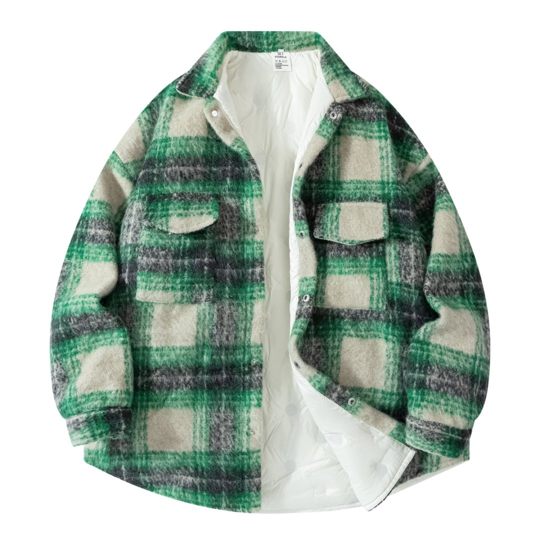 Пуховик Unisex с лацканами утепленный ZIAREL, зеленый plaid
Пуховик Unisex с лацканами утепленный ZIAREL, зеленый plaid