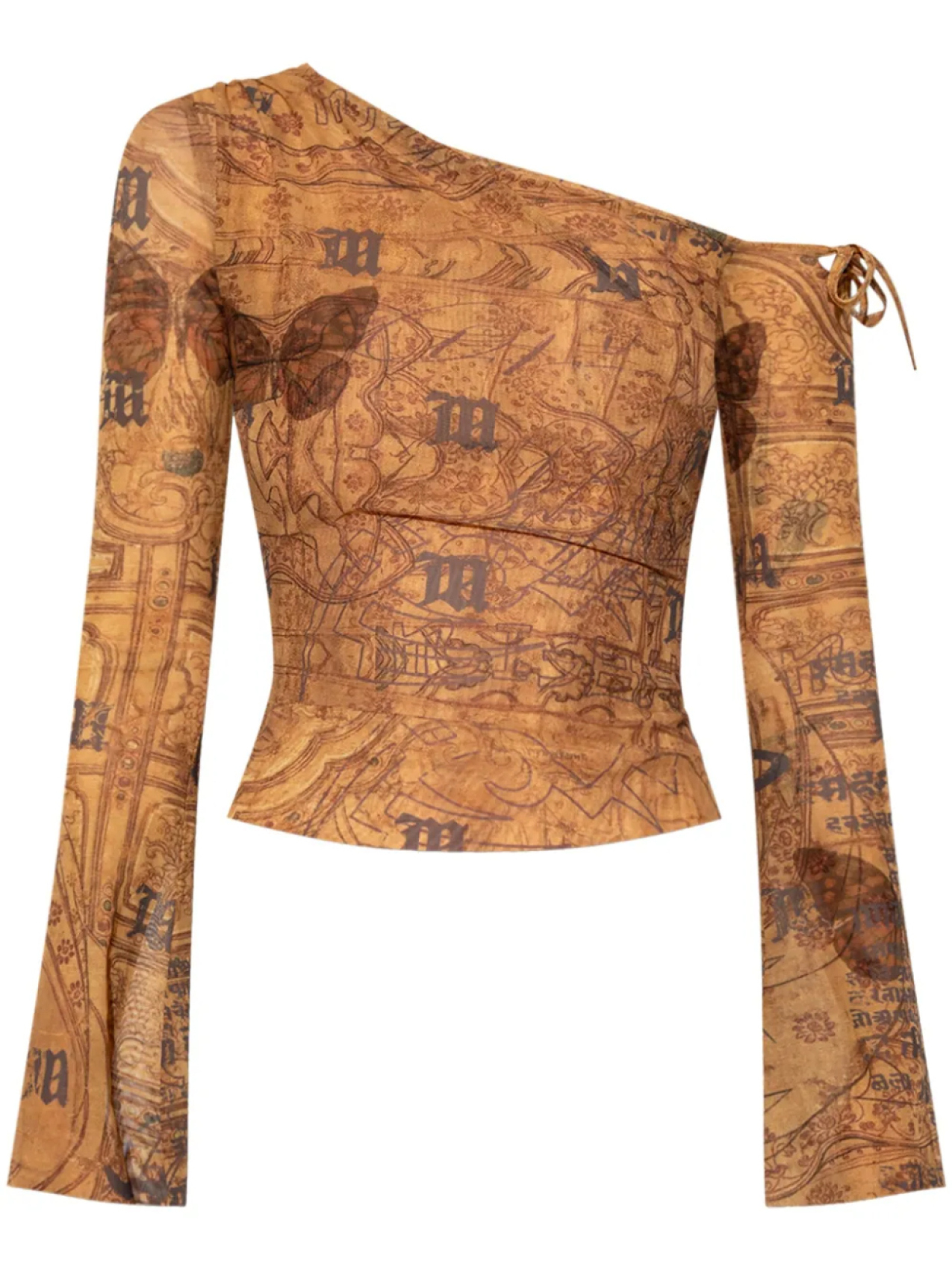 Футболка на одно плечо MISBHV, коричневый
Футболка на одно плечо MISBHV, коричневый