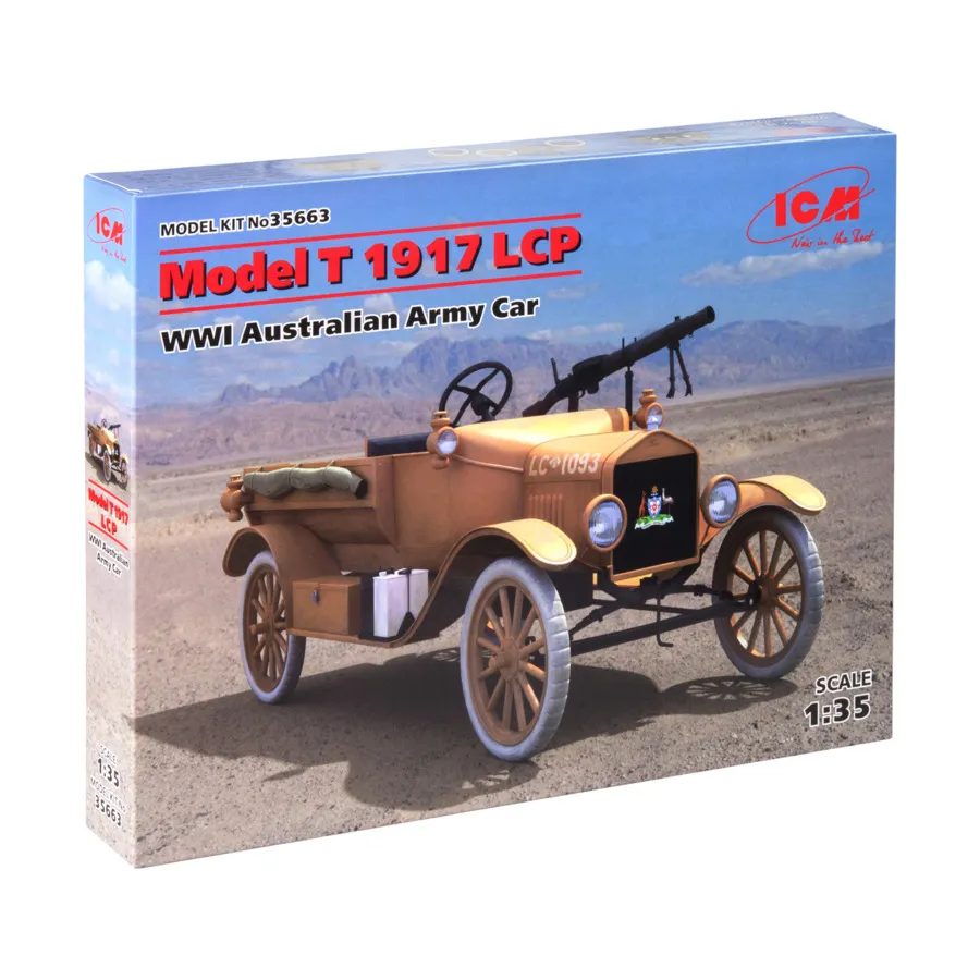 Автомобиль австралийской армии времен Первой мировой войны — модель T 1917 LCP, Military Models 1/35 Scale (ICM)
Автомобиль австралийской армии времен Первой мировой войны — модель T 1917 LCP, Military Models 1/35 Scale (ICM)