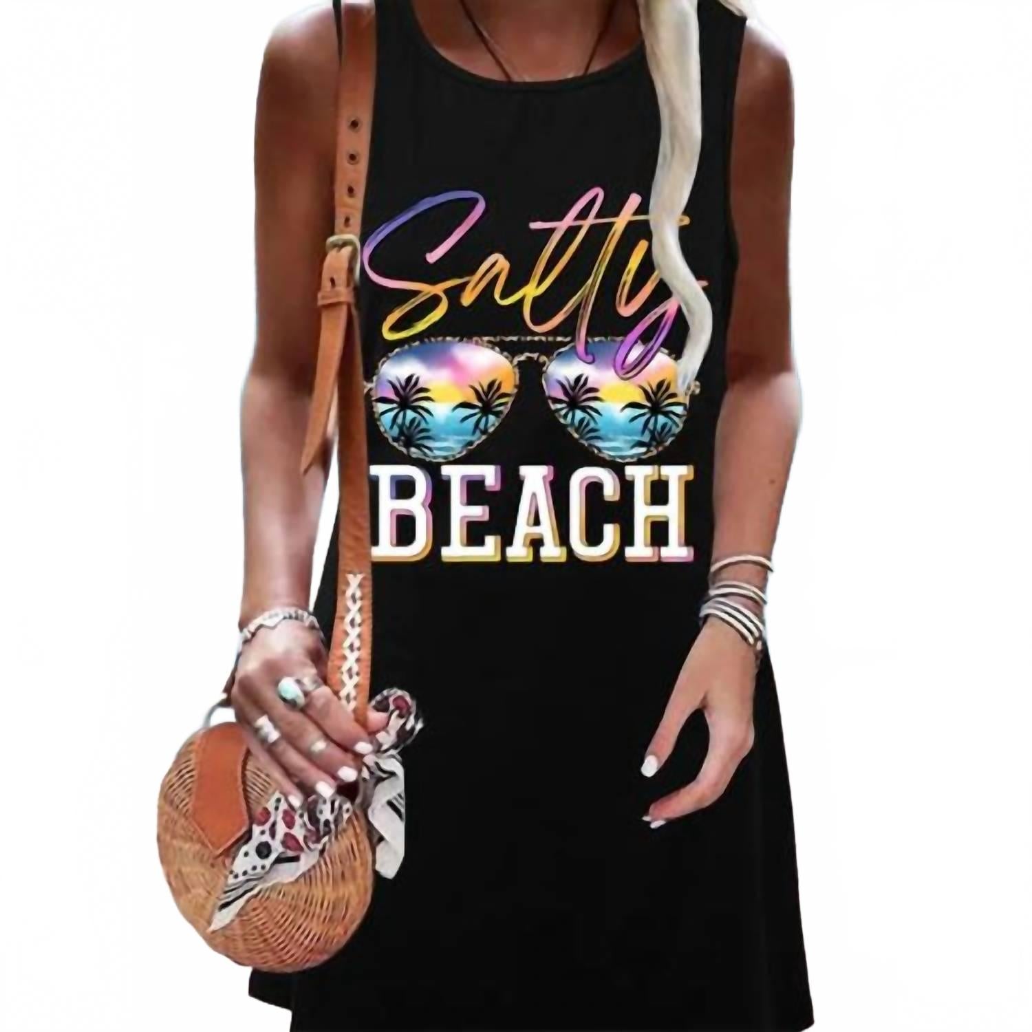 Черное платье-майка Salty Beach UNISHE
Черное платье-майка Salty Beach UNISHE