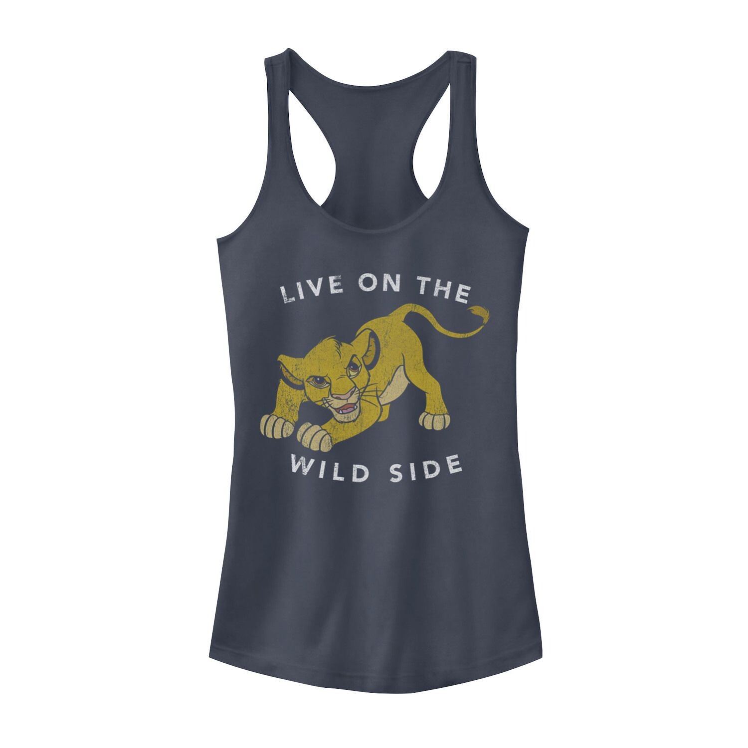 Майка с графическим изображением Simba Wild Side для юниоров The Lion King от Disney Licensed Character