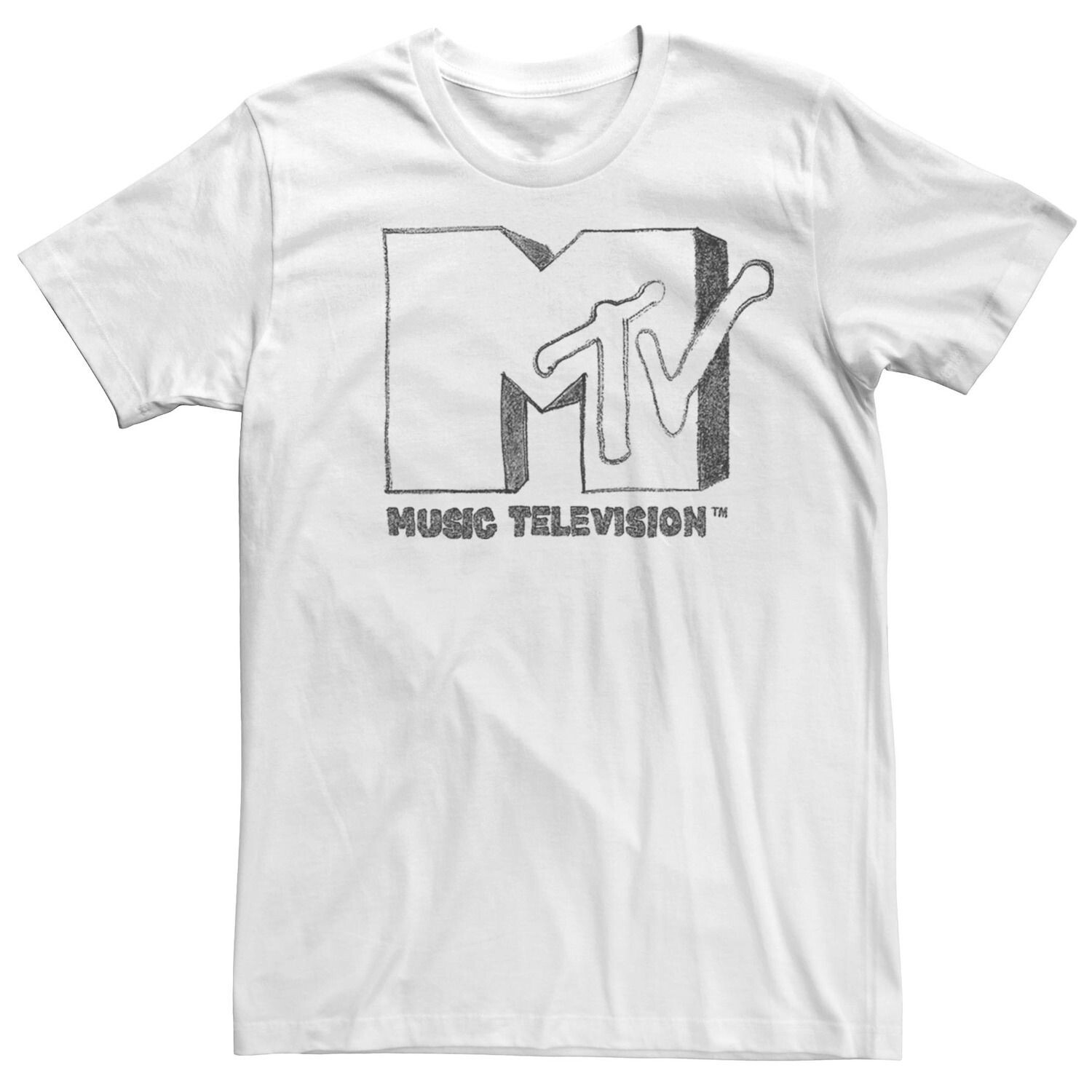 Мужская футболка с логотипом MTV Faded Sharpie Sketch Licensed Character, белый
Мужская футболка с логотипом MTV Faded Sharpie Sketch Licensed Character, белый