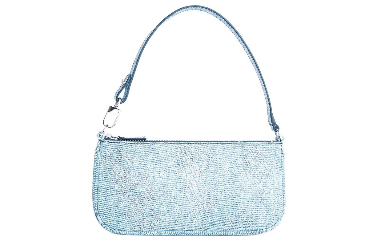 By Far Кожаная сумка сумка-багет с джинсовой вставкой
By Far Кожаная сумка сумка-багет с джинсовой вставкой