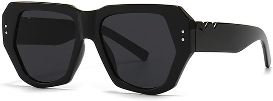 Ретро-солнцезащитные очки «кошачий глаз» с многоугольными линзами, градиентные линзы, защита от УФ-излучения UV400, мужские солнцезащитные очки с заклепками HDUBFY, Black Grey
Ретро-солнцезащитные очки «кошачий глаз» с многоугольными линзами, градиентные линзы, защита от УФ-излучения UV400, мужские солнцезащитные очки с заклепками HDUBFY, Black Grey