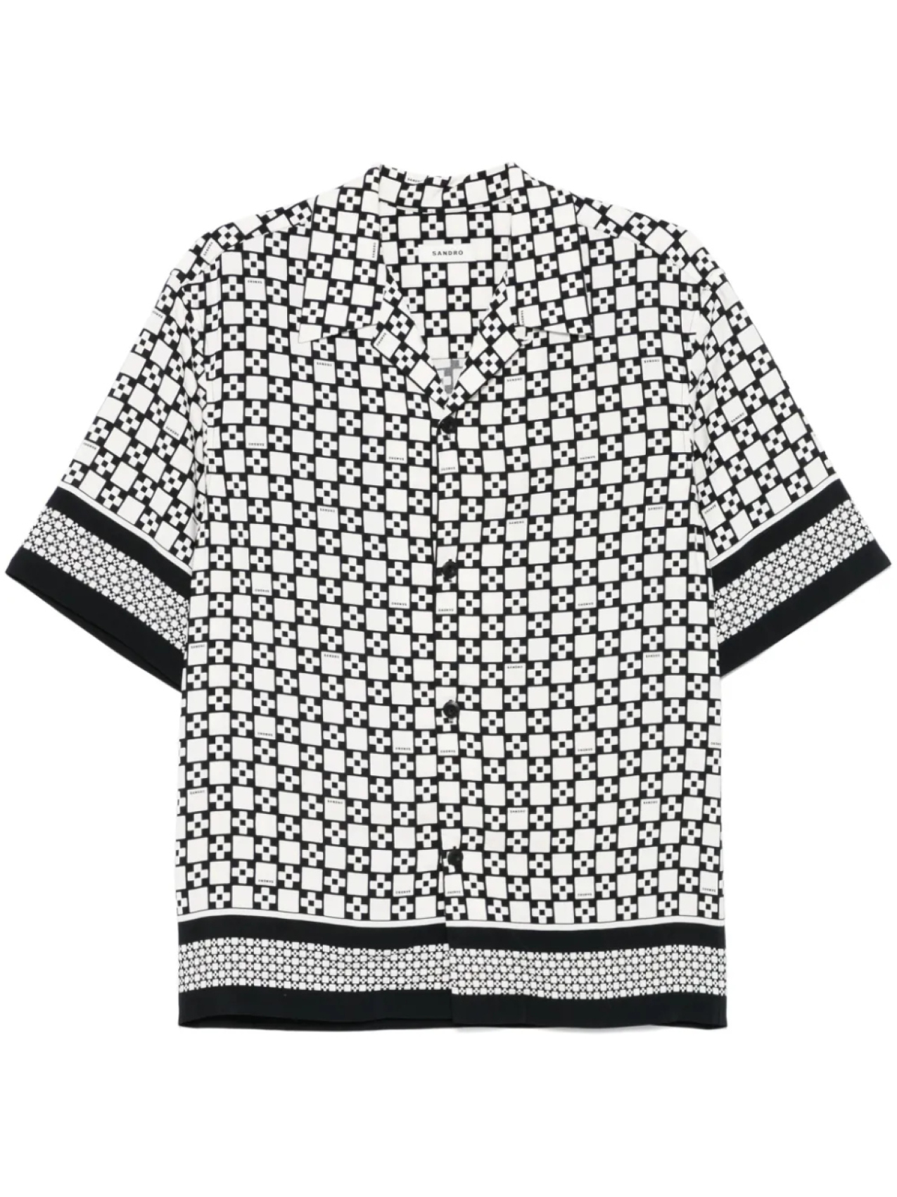 SANDRO рубашка Square Cross с короткими рукавами, черный
SANDRO рубашка Square Cross с короткими рукавами, черный