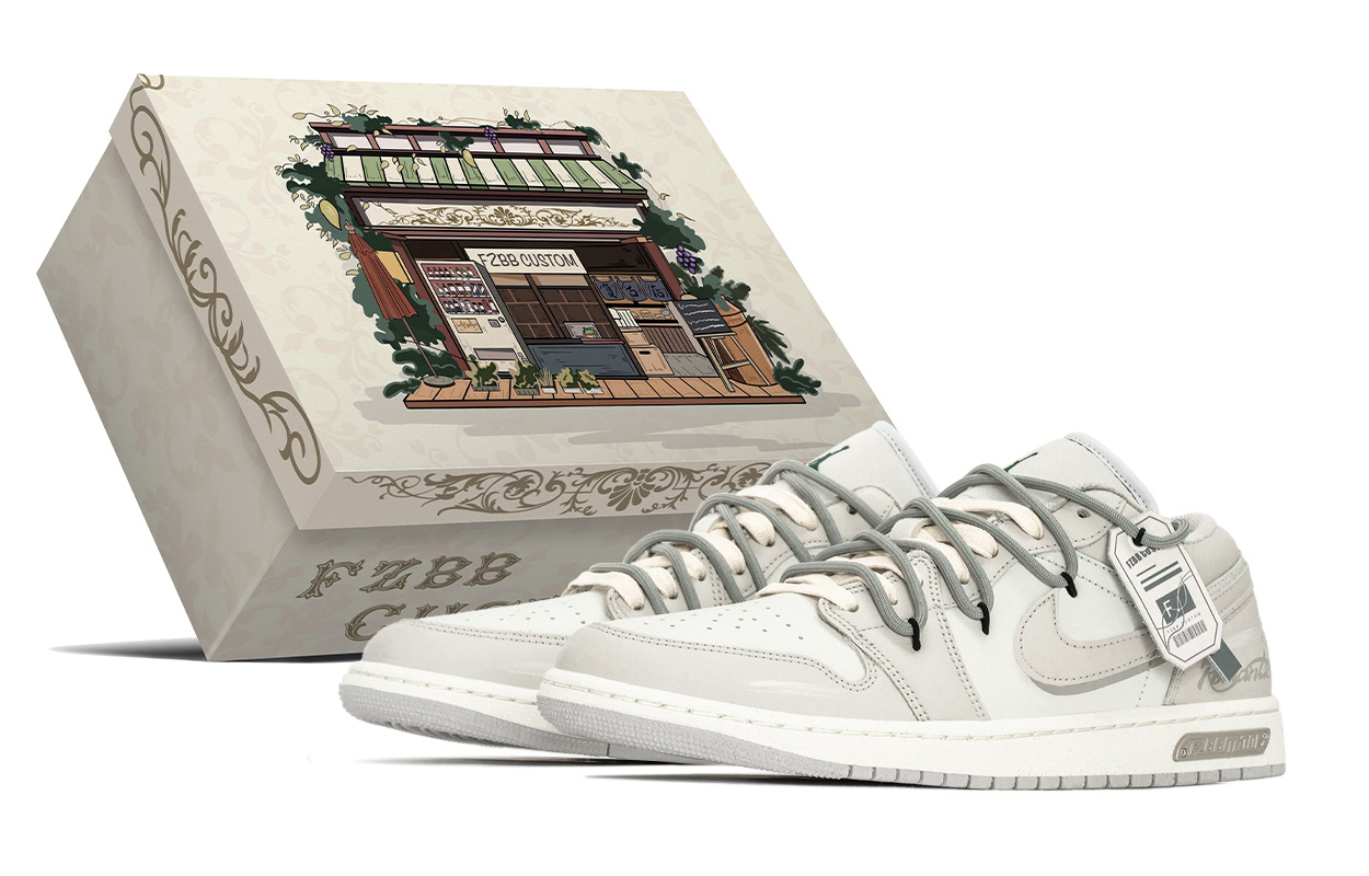 Jordan Кроссовки Air 1 Romantic, Special Box устойчивые к истиранию низкие винтажные баскетбольные мужские Gray White
Jordan Кроссовки Air 1 Romantic, Special Box устойчивые к истиранию низкие винтажные баскетбольные мужские Gray White