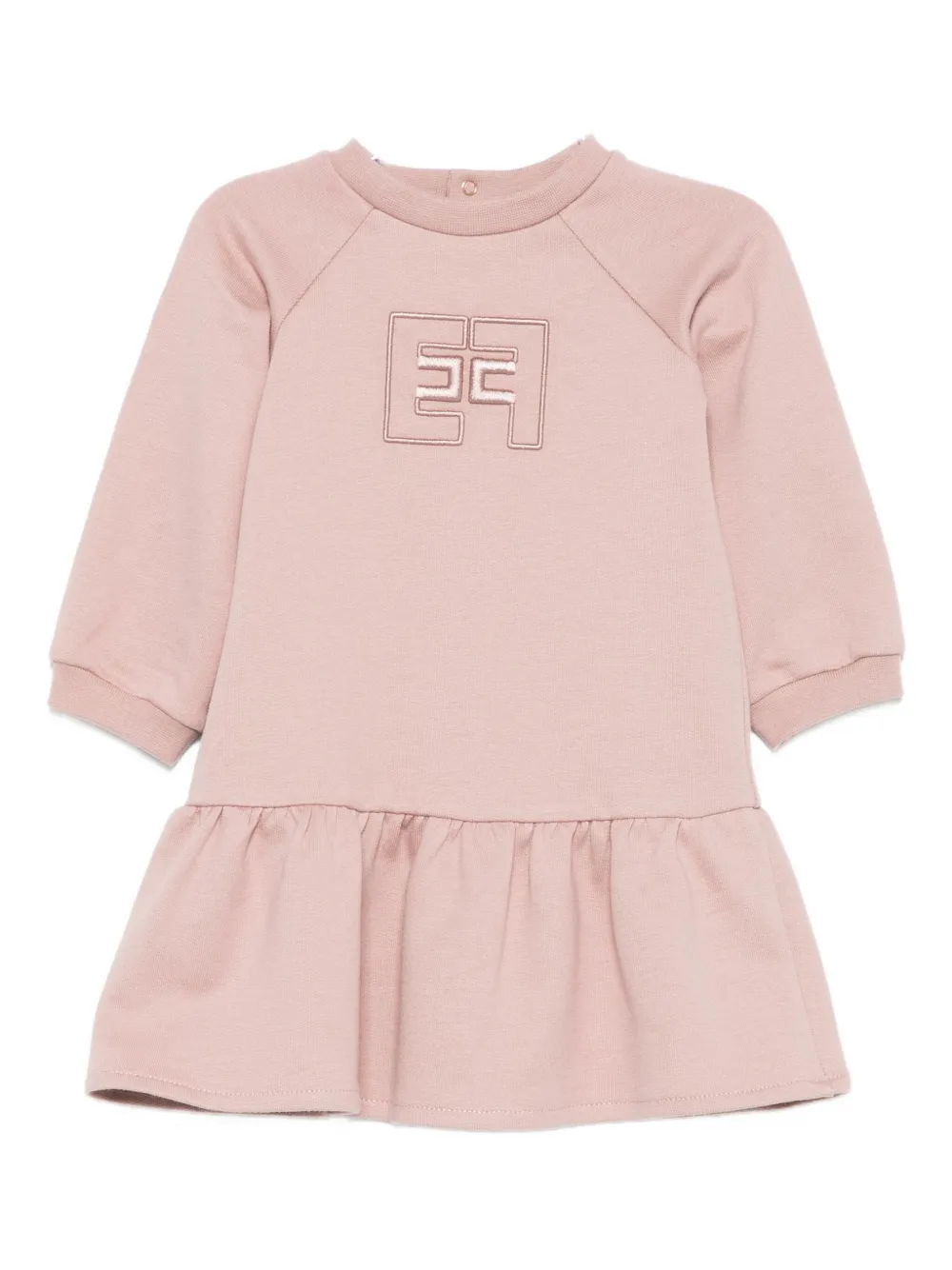 Расклешенное платье с вышитым логотипом Elisabetta Franchi La Mia Bambina, розовый
Расклешенное платье с вышитым логотипом Elisabetta Franchi La Mia Bambina, розовый