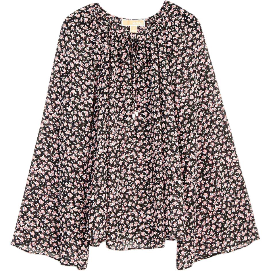 Блузка из цветного жоржета с расклешенными рукавами MICHAEL KORS, розовый
Блузка из цветного жоржета с расклешенными рукавами MICHAEL KORS, розовый