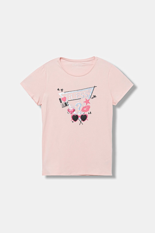 Детская футболка Guess, розовый
Детская футболка Guess, розовый