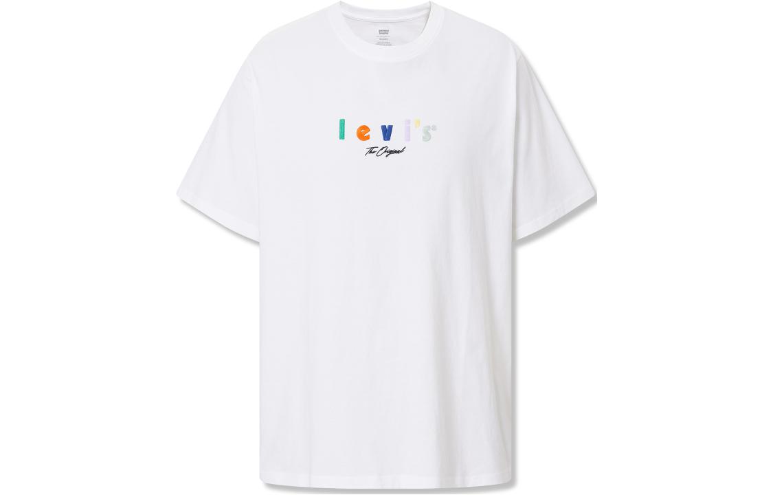 Футболка мужская белая Levis 
Футболка мужская белая Levis