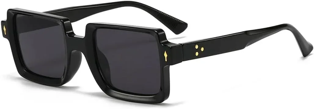 Ретро солнцезащитные очки для женщин, модные, градиентные, мужские, трендовые, с заклепками, в стиле панк, с защитой от УФ-излучения UV400 HHZZYVY, Black
Ретро солнцезащитные очки для женщин, модные, градиентные, мужские, трендовые, с заклепками, в стиле панк, с защитой от УФ-излучения UV400 HHZZYVY, Black