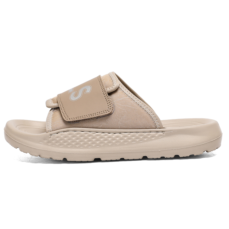 Тапочки-слайды из натуральной кожи с шитьем и нескользящей отделкой, мужские Mulinsen, Beige
Тапочки-слайды из натуральной кожи с шитьем и нескользящей отделкой, мужские Mulinsen, Beige