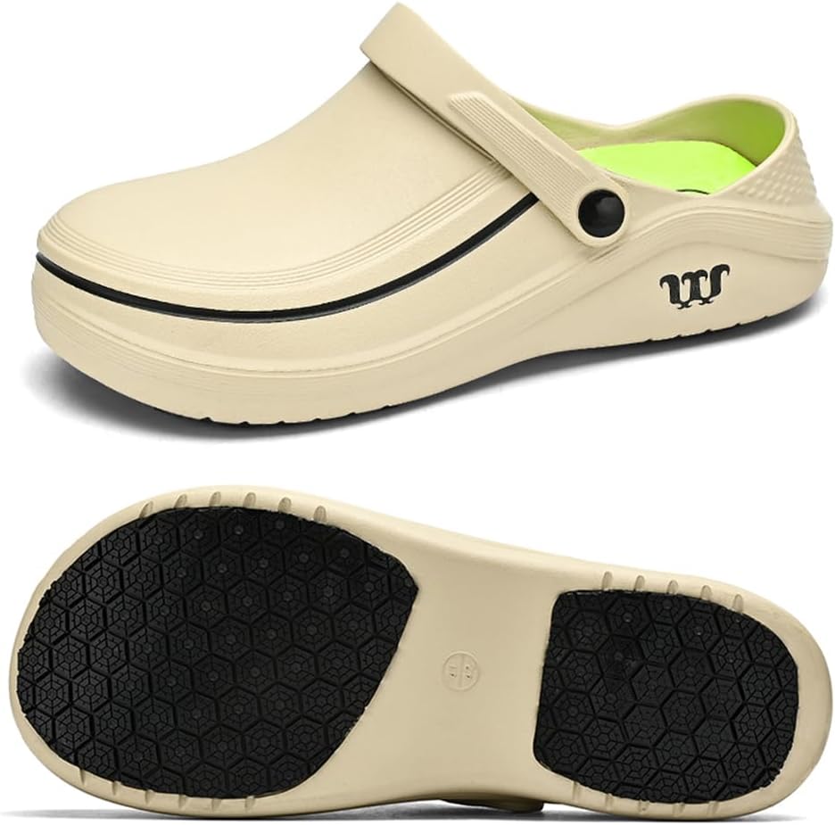 Мужские туфли-армадиллоны для шеф-поваров 2025 года, новые, с противоскользящей подошвой, легкие, водонепроницаемые сабо для женщин, идеальная рабочая обувь для кухни Snugeasy, бежевый
Мужские туфли-армадиллоны для шеф-поваров 2025 года, новые, с противоскользящей подошвой, легкие, водонепроницаемые сабо для женщин, идеальная рабочая обувь для кухни Snugeasy, бежевый