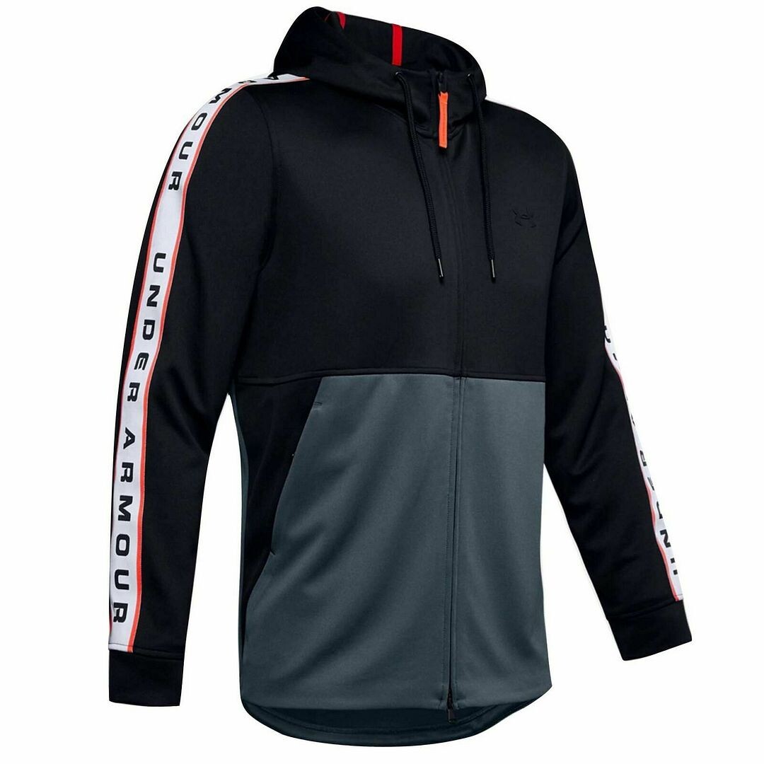 Спортивная куртка на молнии с длинными рукавами и дизайном колор-блок Under Armour, черный
Спортивная куртка на молнии с длинными рукавами и дизайном колор-блок Under Armour, черный