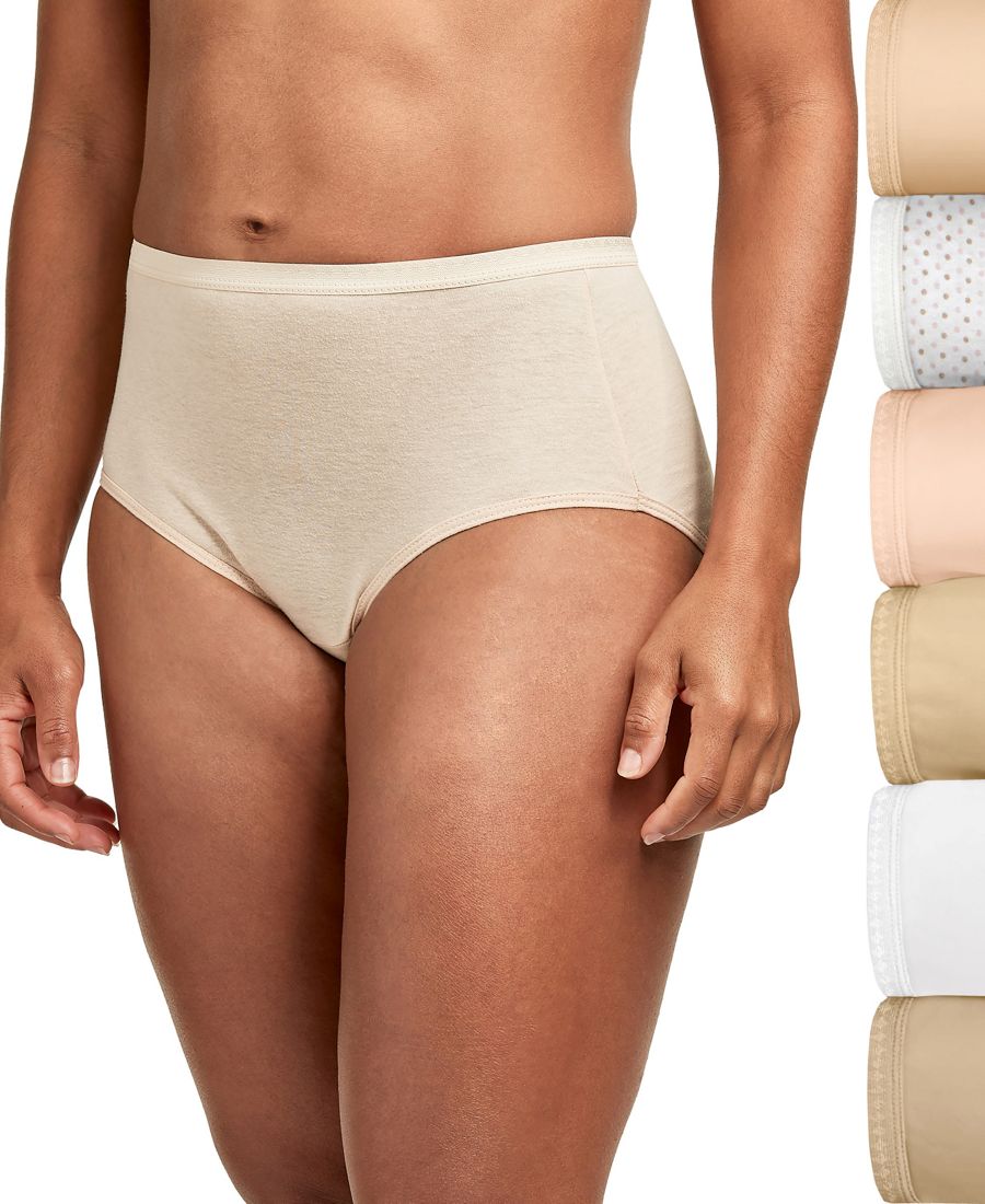 Женские трусы-слипы, 6 шт, 40H6CC, дышащие Hanes, Neutrals
Женские трусы-слипы, 6 шт, 40H6CC, дышащие Hanes, Neutrals