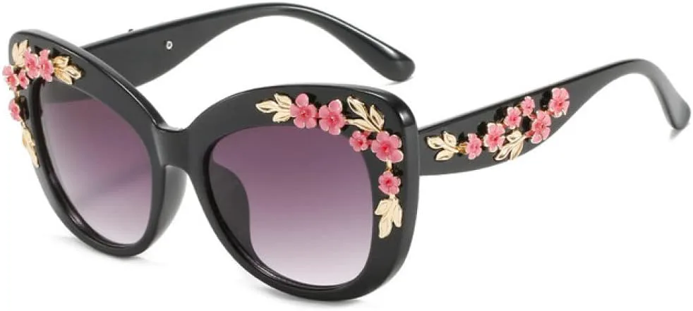 Современные винтажные солнцезащитные очки 2027 года для женщин, дизайнерские солнцезащитные очки, модные розовые оттенки, женский цветочный декор MTZJH, Black
Современные винтажные солнцезащитные очки 2027 года для женщин, дизайнерские солнцезащитные очки, модные розовые оттенки, женский цветочный декор MTZJH, Black