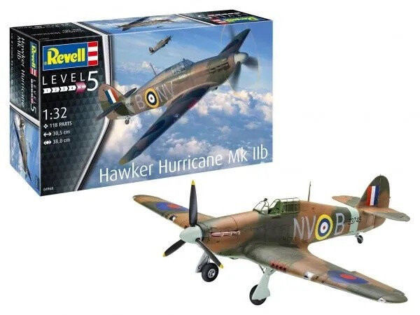 Пластиковая модель самолета Hawker Hurricane MK IIB 1/32. Revell
Пластиковая модель самолета Hawker Hurricane MK IIB 1/32. Revell