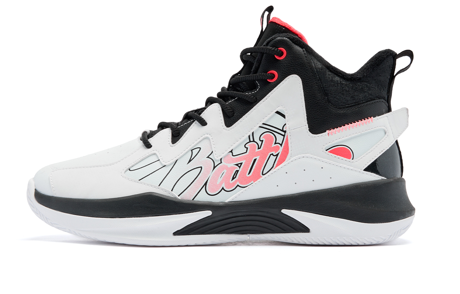 QIAODAN Баскетбольные кроссовки Jordan, мужские, высокие, белые/черные 
QIAODAN Баскетбольные кроссовки Jordan, мужские, высокие, белые/черные