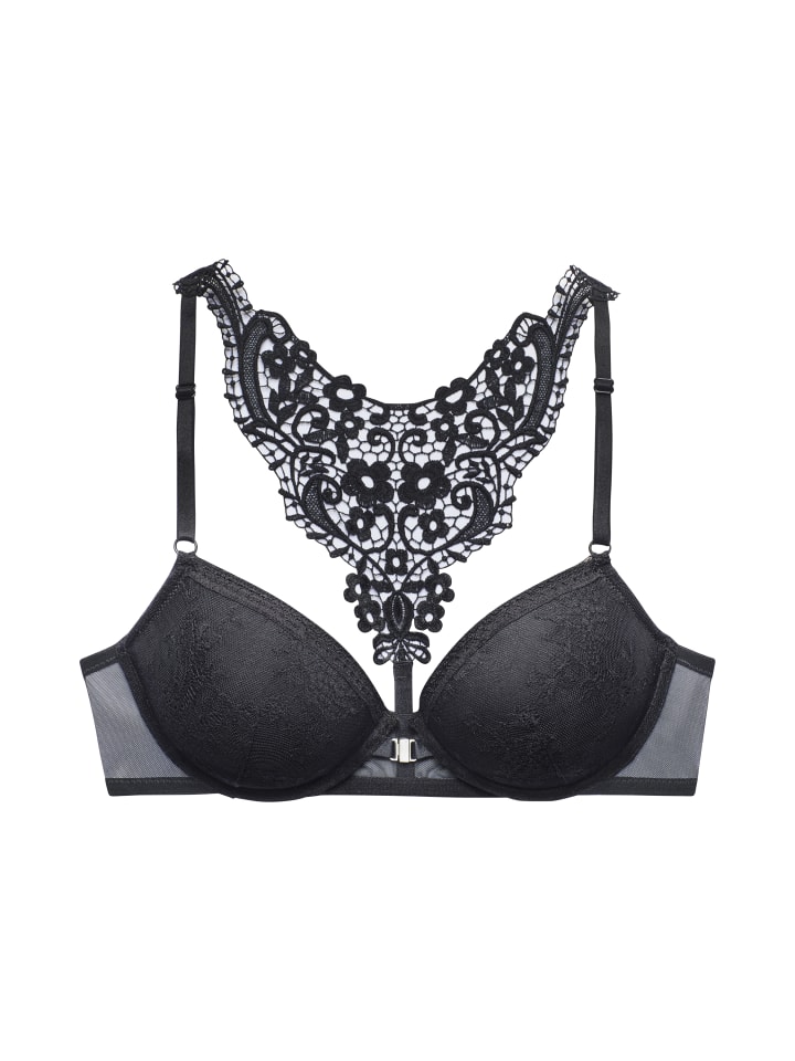 Бюстгальтер пуш-ап LASCANA, черный
Бюстгальтер пуш-ап LASCANA, черный