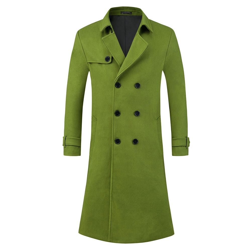 Зимний плащ для мужчин, двубортное официальное длинное пальто с зубчатыми лацканами Lars Amadeus, цвет Olive Green, Зеленый, Зимний плащ для мужчин, двубортное официальное длинное пальто с зубчатыми лацканами Lars Amadeus, цвет Olive Green
Зимний плащ для мужчин, двубортное официальное длинное пальто с зубчатыми лацканами Lars Amadeus, цвет Olive Green, Зеленый, Зимний плащ для мужчин, двубортное официальное длинное пальто с зубчатыми лацканами Lars Amadeus, цвет Olive Green