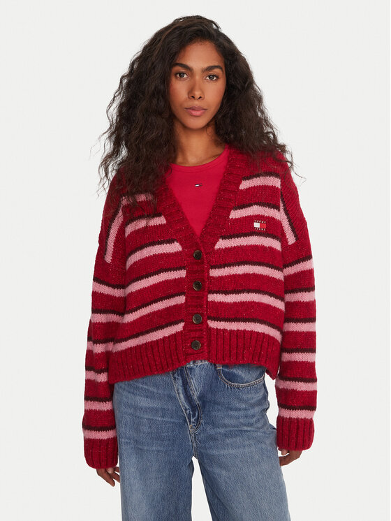 Кардиган relaxed fit Badge DW0DW21678 Tommy Jeans, красный
Кардиган relaxed fit Badge DW0DW21678 Tommy Jeans, красный