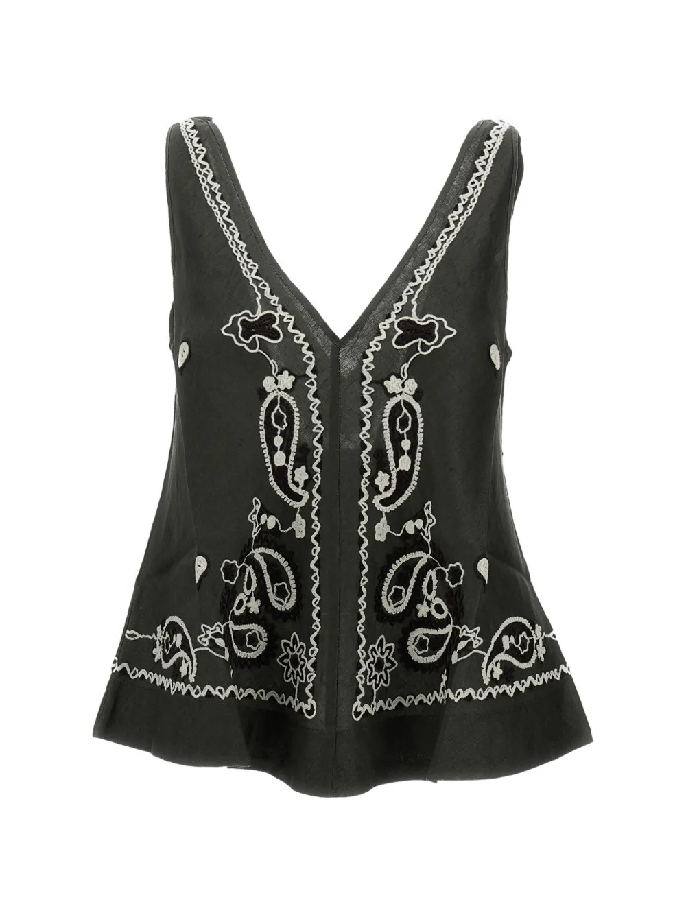 Вышитый топ с V-образным вырезом P.A.R.O.S.H., зеленый
Вышитый топ с V-образным вырезом P.A.R.O.S.H., зеленый