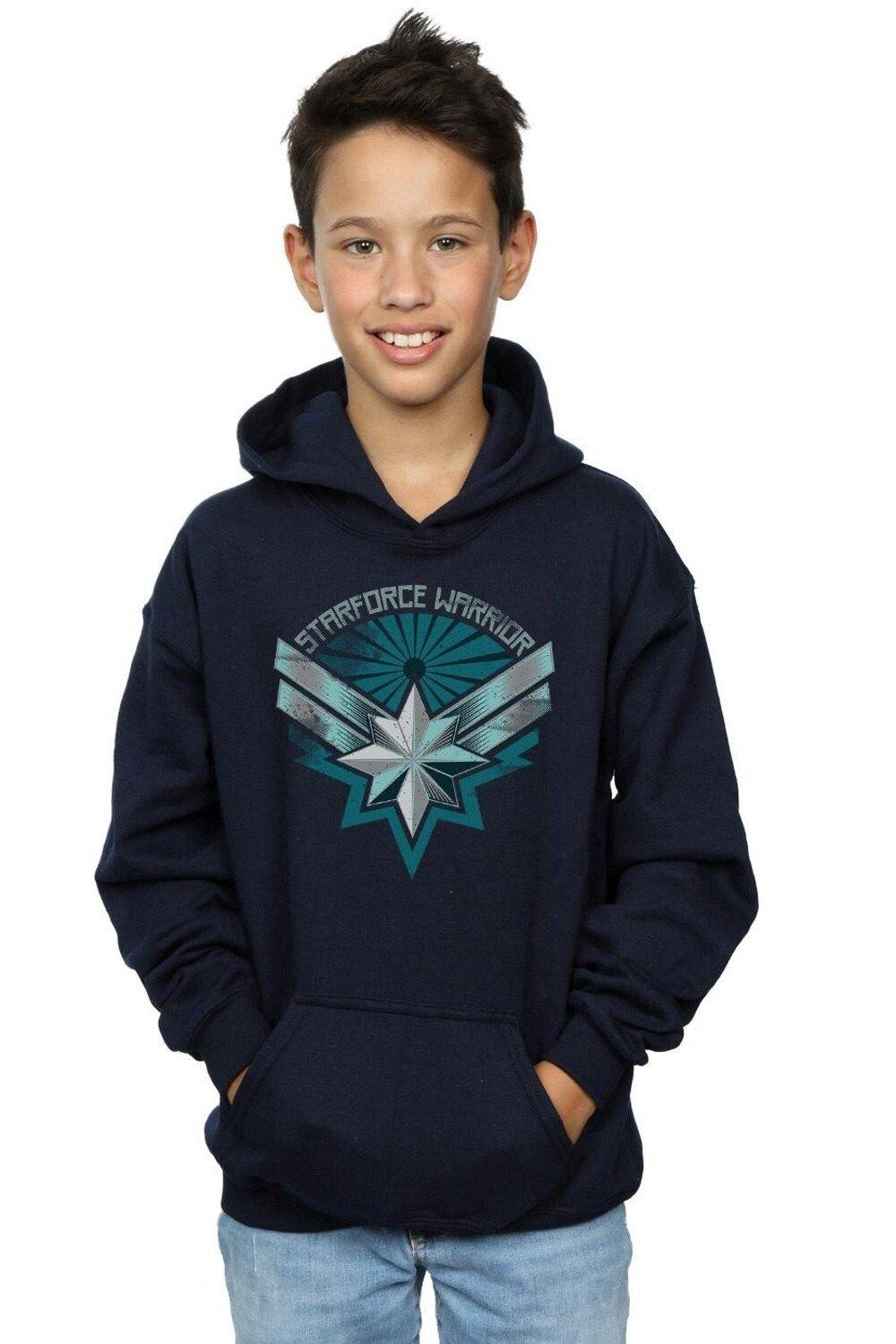 Толстовка с капюшоном «Капитан Старфорс Воин» Marvel, темно-синий
Толстовка с капюшоном «Капитан Старфорс Воин» Marvel, темно-синий