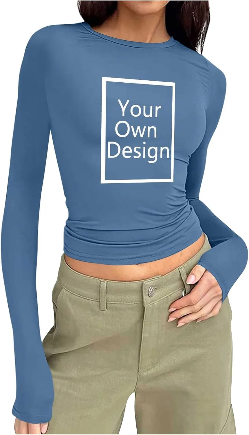 Кастомизируемая футболка с длинным рукавом Slim Fit Crop Top с нанесением текста, изображения или логотипа Floleo
Кастомизируемая футболка с длинным рукавом Slim Fit Crop Top с нанесением текста, изображения или логотипа Floleo