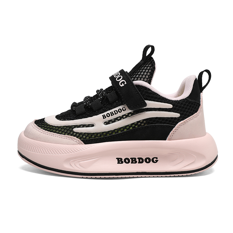 Нескользящие, износостойкие, легкие, амортизирующие, дышащие, низкие повседневные кроссовки для детей BOBDOG, черный/розовый
Нескользящие, износостойкие, легкие, амортизирующие, дышащие, низкие повседневные кроссовки для детей BOBDOG, черный/розовый