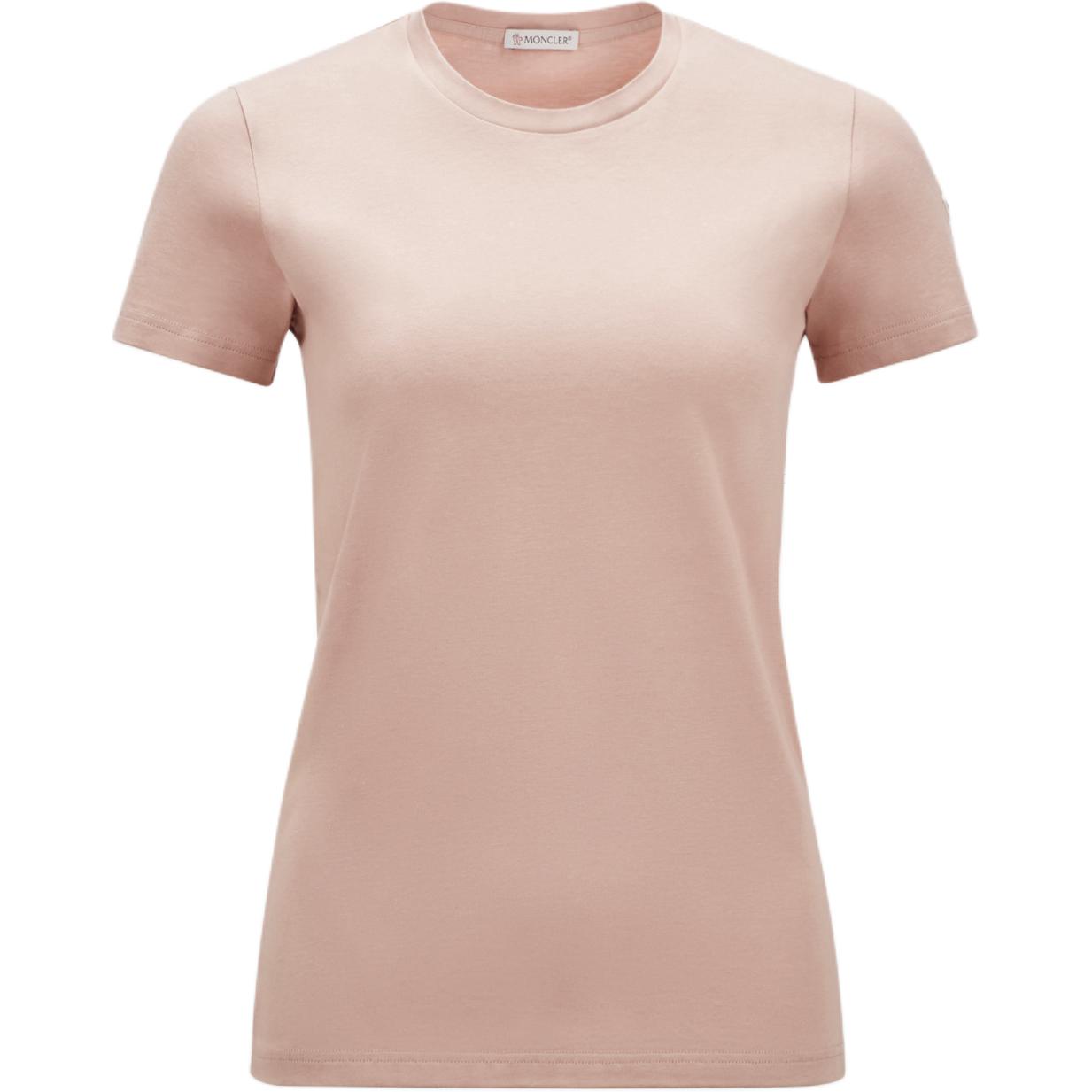Футболка с логотипом Moncler, светло-розовая
Футболка с логотипом Moncler, светло-розовая