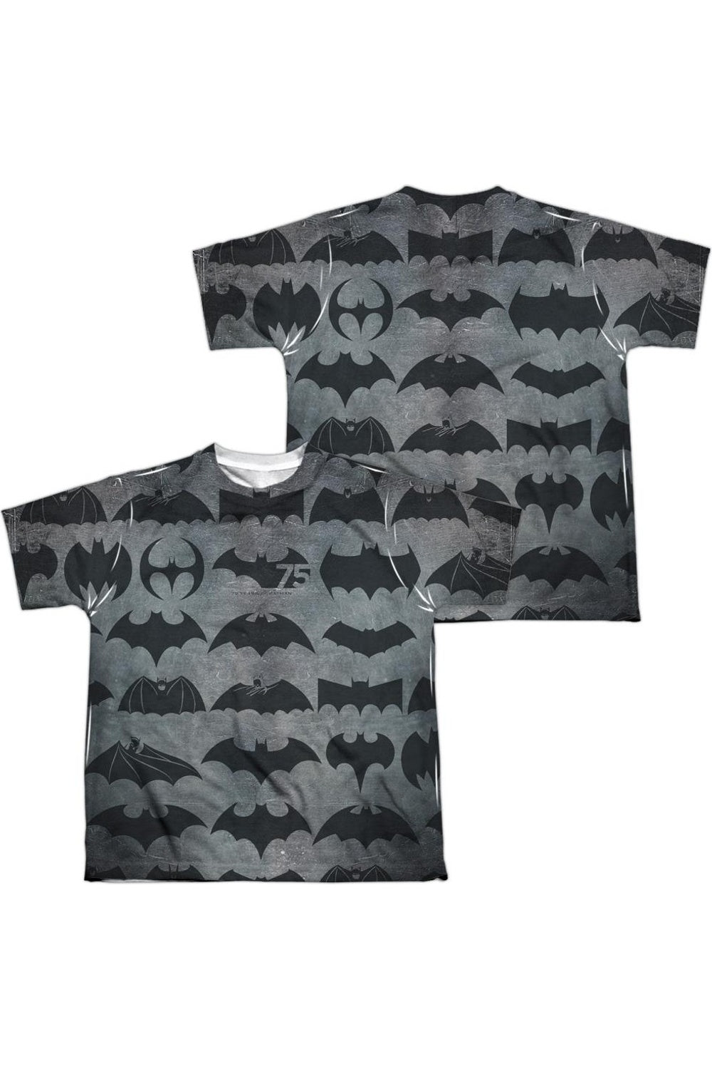 Футболка с коротким рукавом для подростков с символикой Batman 75 (принт спереди и сзади) Gildan, белый
Футболка с коротким рукавом для подростков с символикой Batman 75 (принт спереди и сзади) Gildan, белый