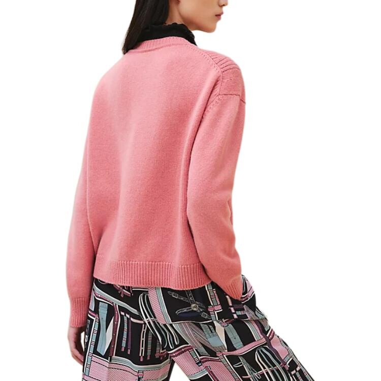 Кашемировый свитер женский гранатовый камень пудра Hermes
Кашемировый свитер женский гранатовый камень пудра Hermes